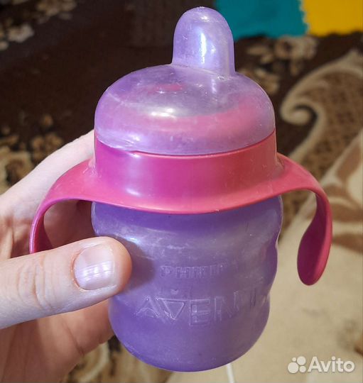 Бутылочки, поильники, кружка, ложка. Пакетом