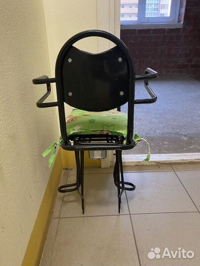 Детское велокресло на багажник+багажник