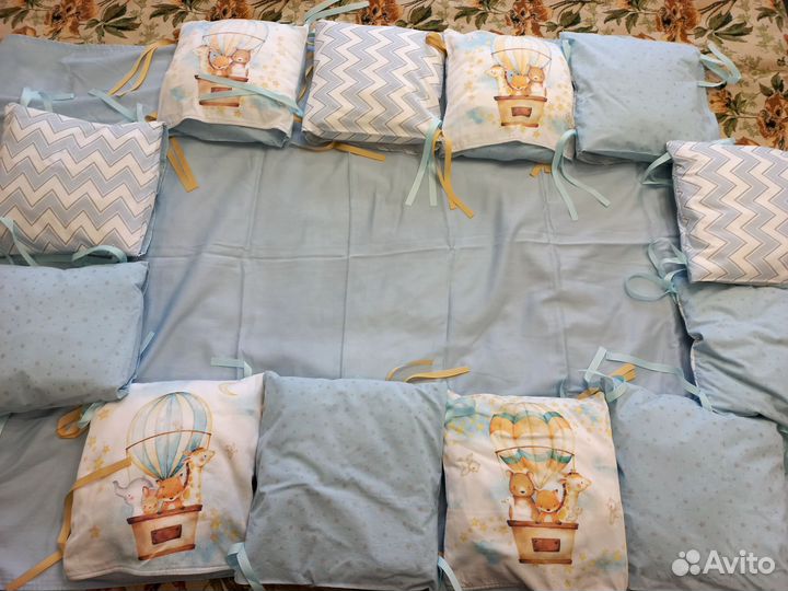 Бортики в детскую кроватку бу