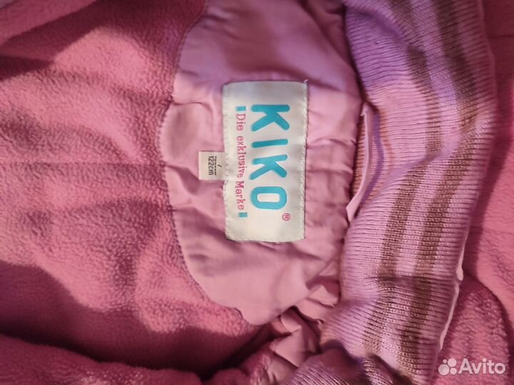 Зимний костюм для девочки 122