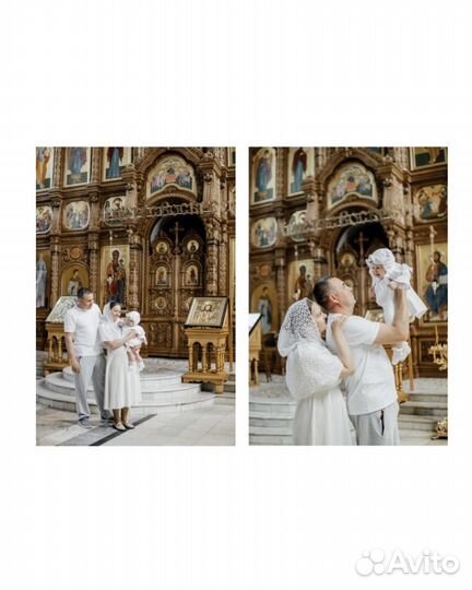 Фотосъёмка/видеосъёмка крещения