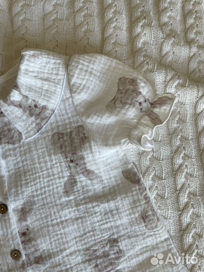 Комплект на малышку муслин