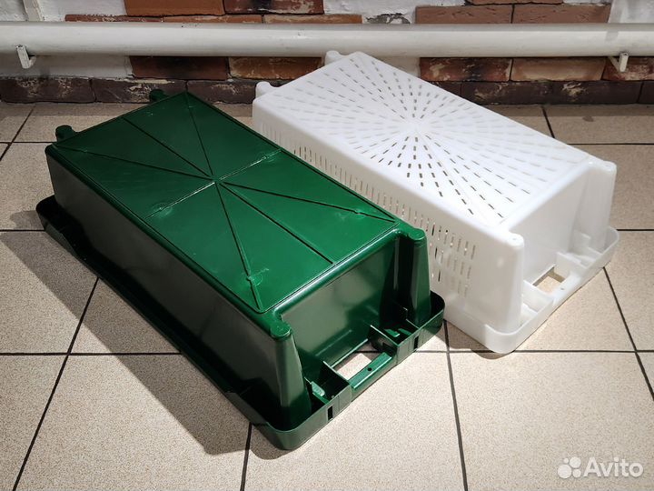 Ящики рыбные пластиковые белые оптом