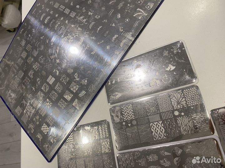 Стемпинг пластины 24шт