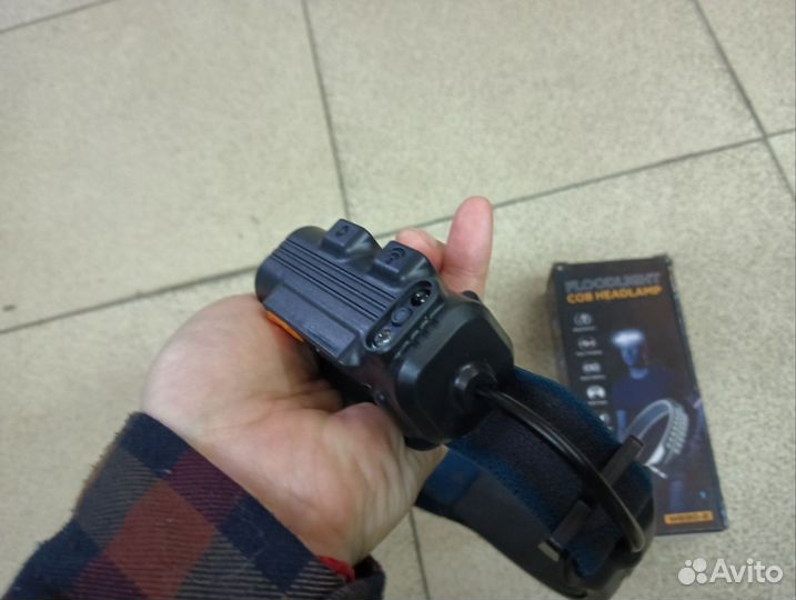 Налобный фонарь аккумуляторный