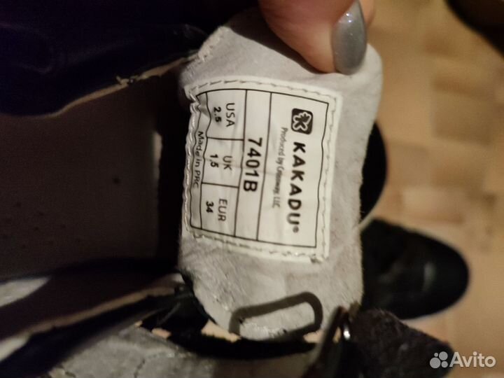 Туфли на девочку 34размер