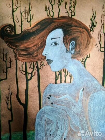 Авторская картина Ветер уносит в будущее