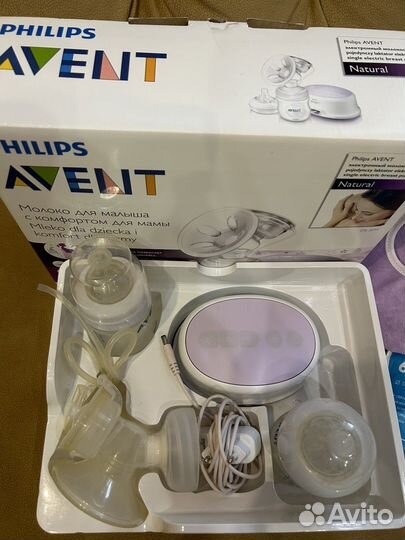 Молокоотсос avent электрический