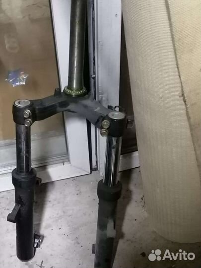 Вилка в сборе для мопеда