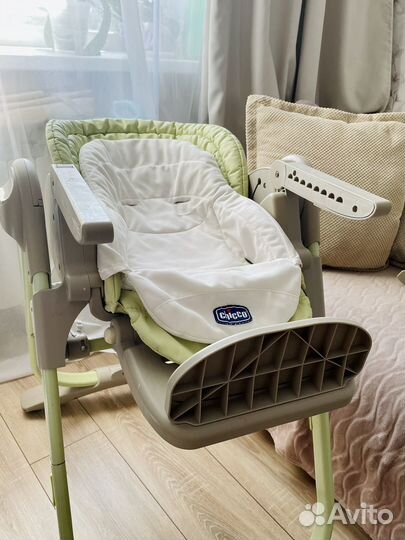 Стульчик для кормления chicco polly magic