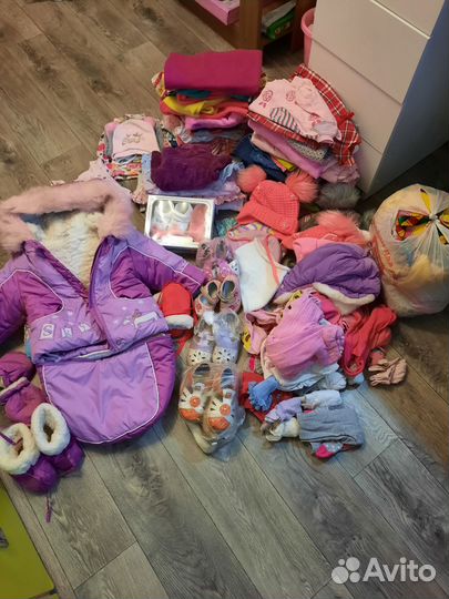 Детские вещи пакетом для девочки от 0 до 6лет