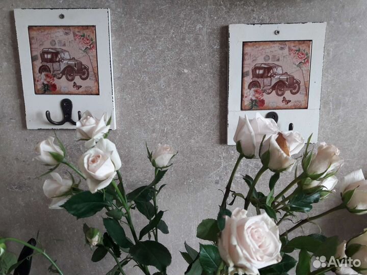 Панно с крючками керамика