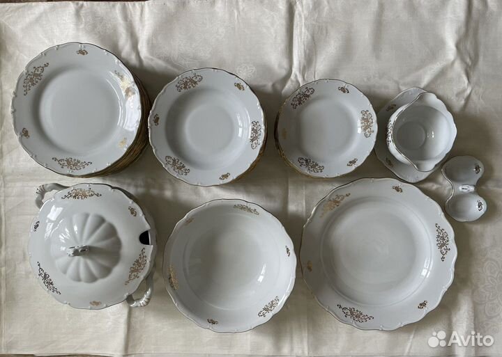 Сервиз 33 блюда фарфор на 9 персон haas&czjzek