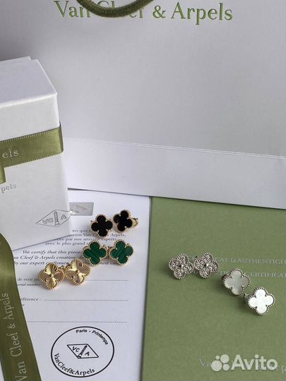 Серьги Van Cleef