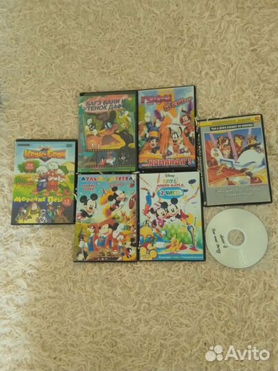 Мультики разные DVD диски