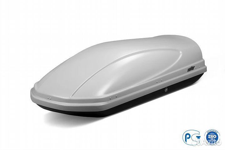 Бокс на крышу Koffer 430 литров (1780x760) серый