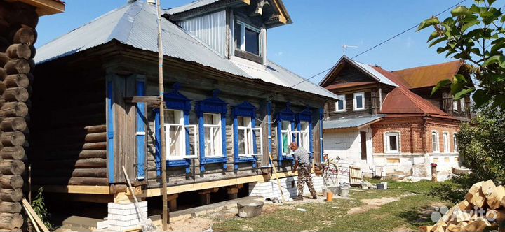 Подьем домов, ремонт фундамента,кровля