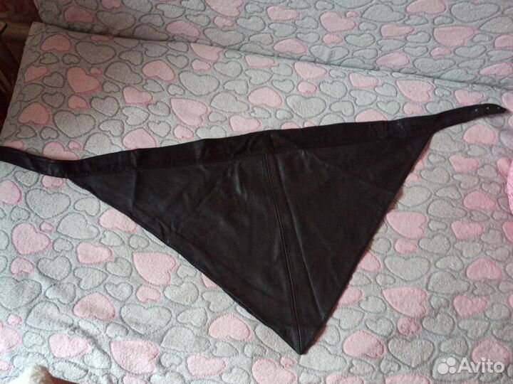 Косынка кожаная Турция на кнопках