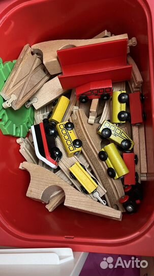 Деревянная железная дорога Икеа IKEA