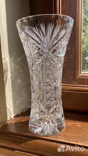 Ваза хрусталь Бронь до 22.08