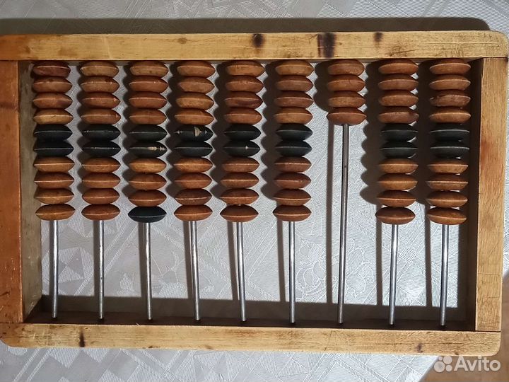 Счеты деревянные, пластик СССР