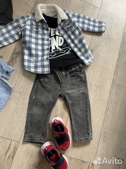 Бронь Пакет детских вещей на годик (80-86) +обувь