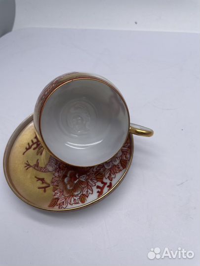 Кофейная пара. Япония. Костяной фарфор