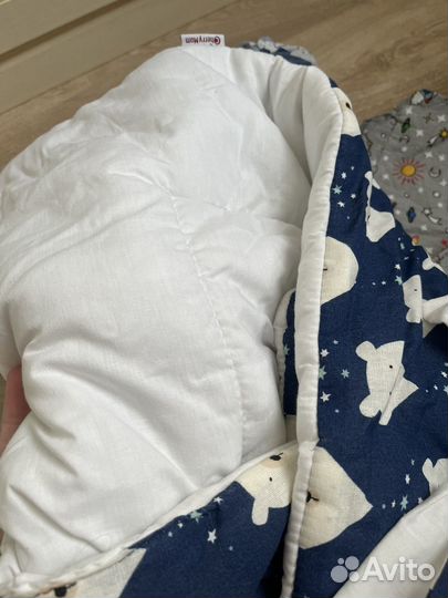 Простыни на резинке и одеяло