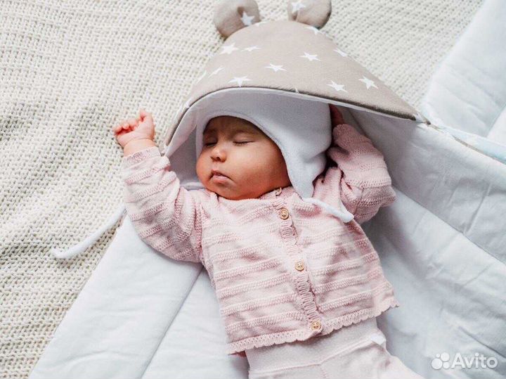 Конверт-одеяло(демисезон) +шапочка на выписку