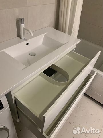 Тумба для ванной подвесная. Мебель для ванной