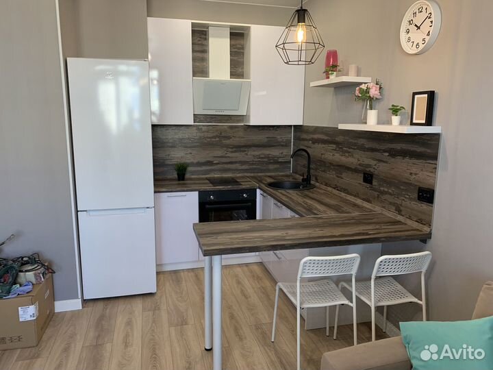 Кухня в студию с барной стойкой ксп:20079