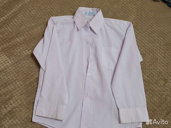 Рубашка белая 128