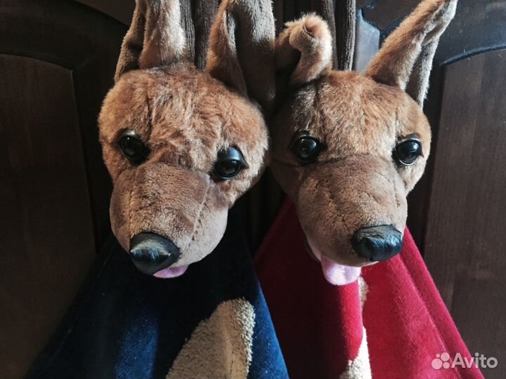 Полотенце махровое Собака 35х35 см