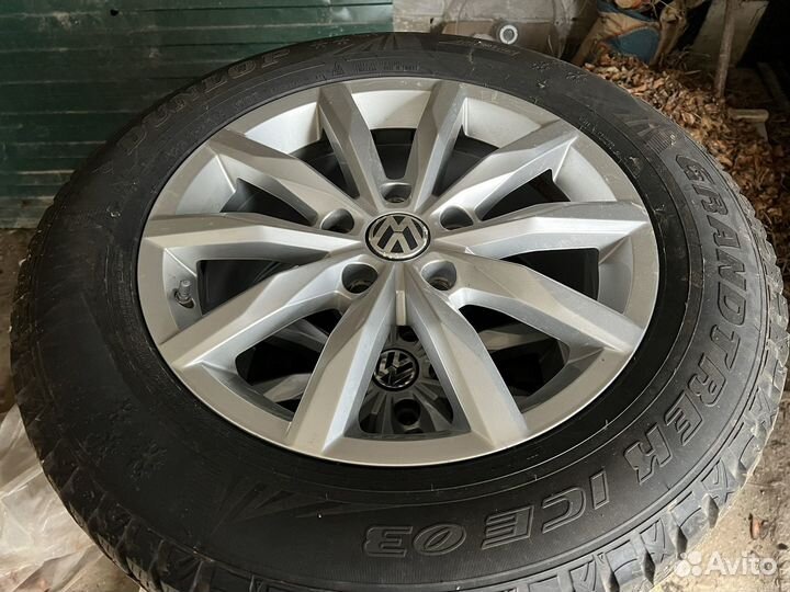 Диски arica r18(touareg fl),dunlop grandtrek ice03
