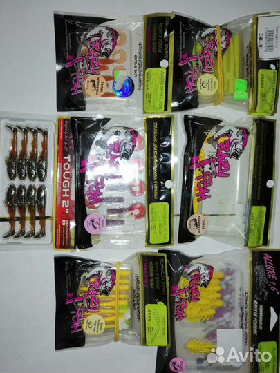 Силиконовые приманки для микроджига