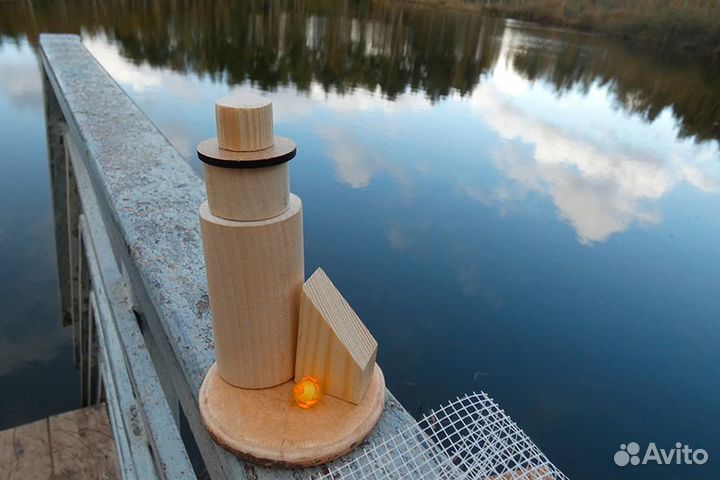 Заготовка для творчества: домик с маяком на спиле