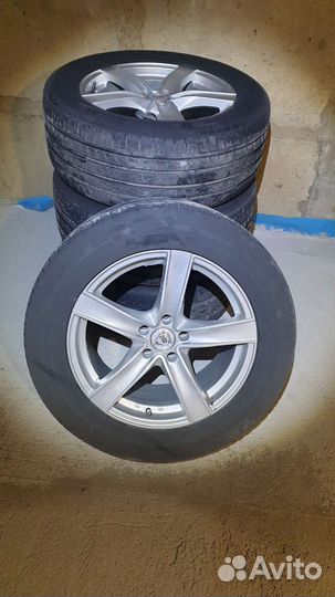 Комплект диски + шины, лето r18