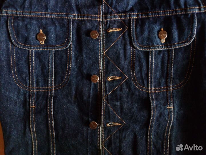 Джинсовая куртка levis XS- S винтаж 70х оригинал