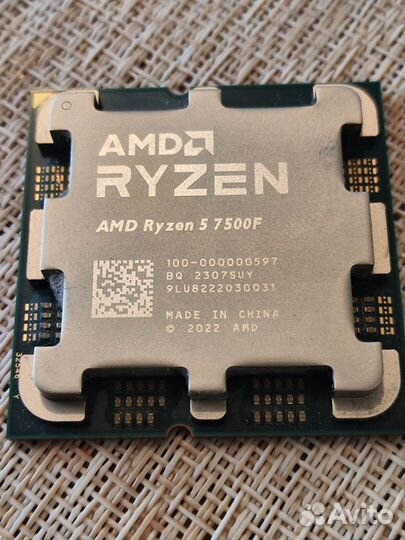 Amd ryzen 5 7500f пооцессор