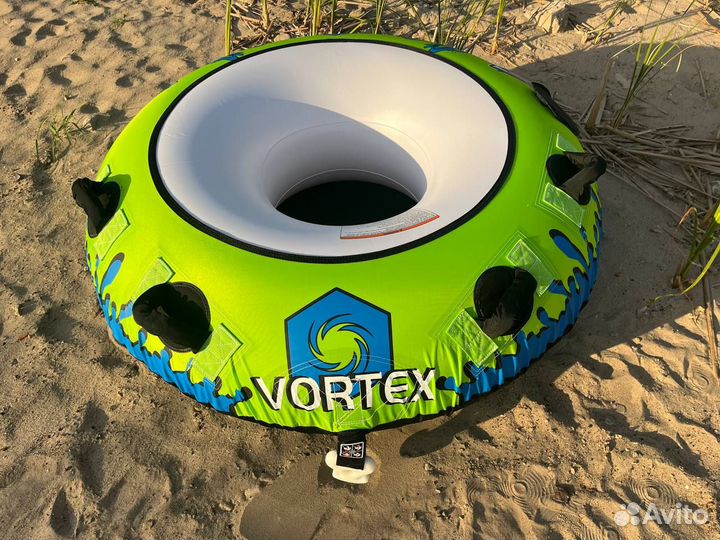 Водный тюбинг ватрушка с тросом и насосом Vortex