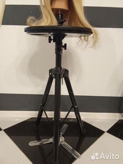 Голова манекен натуральные волосы