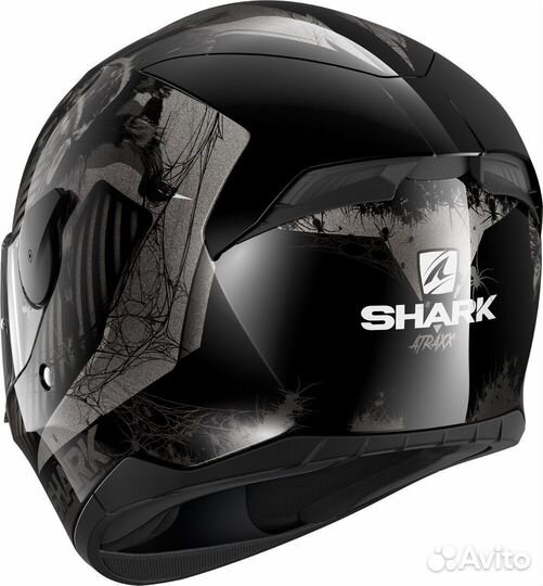 Мотошлем Shark D-skwal 2 atraxx Black 2023