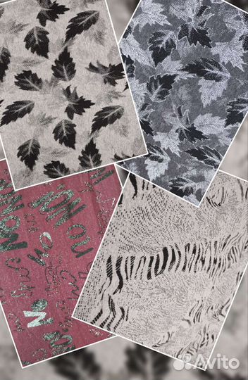 Продам поливискон жаккард интерлок с люрексом