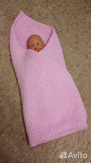 Плед детский плюшевый