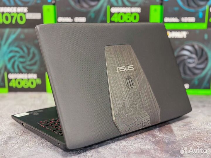 Игровой ноутбук Asus - Core i7 + GTX1050Ti