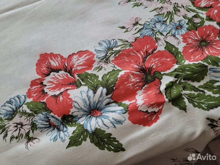 Скатерть лен СССР