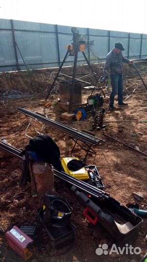 Замена насоса в скважине, достаем застрявшие