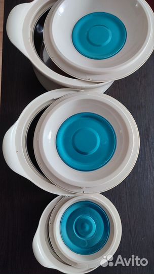 Набор термос кастрюля новый