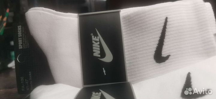 Носки nike высокие