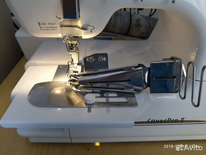 Пластина переходник, окантователи Janome Cover pro